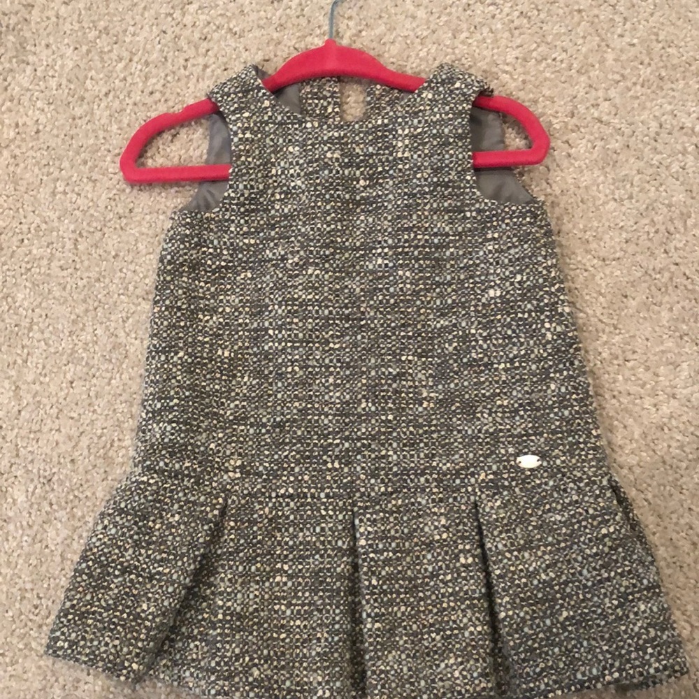 Adorable thick tweed dress tartine e chocolat